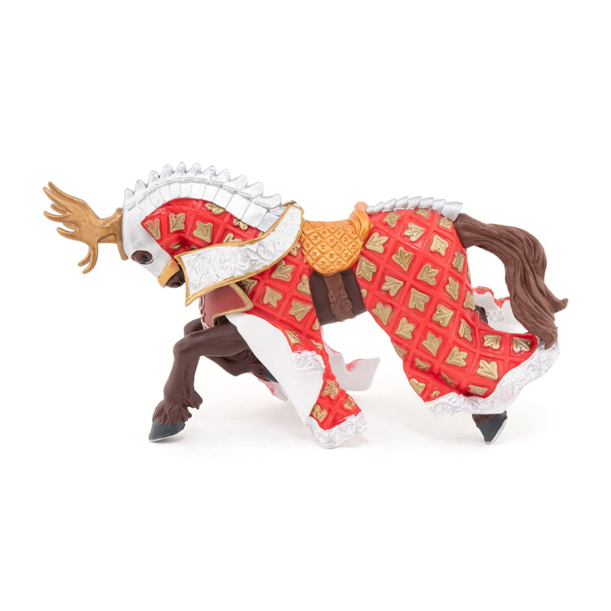 Papo Weapon Master Stag Horse  Hand Painted Figurine - Heirloom Quality Collectible No. 39912