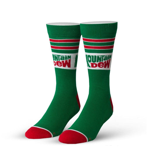 Mountan Dew Green One Size Fits Most Crew Socks