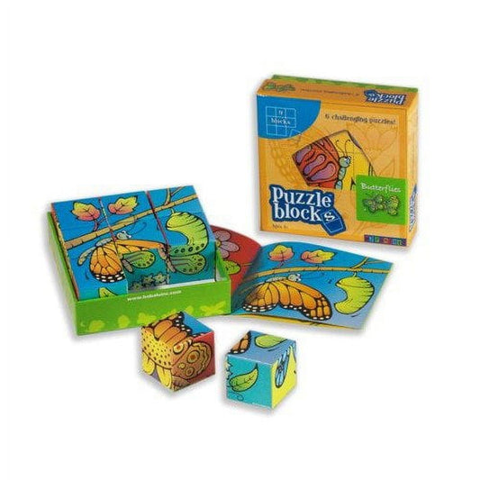 Babalu Butterflies Puzzle Block