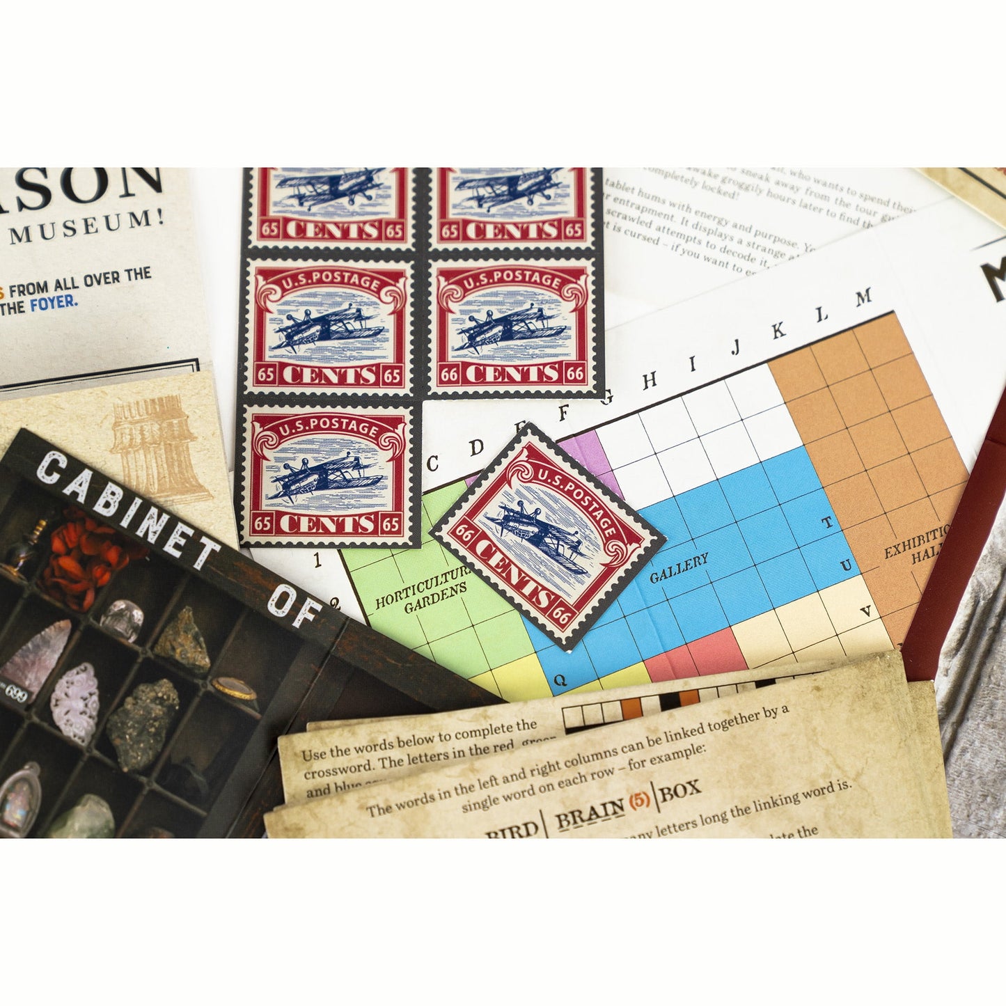 Professor Puzzle: Escape From The Museum - A Mini Escape Room Game, 12 Brain-Busting Puzzles To Solve, Collaborative Party Game, Ages 12+, 1+ Players