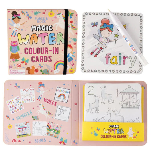 Floss & Rock, Magic Color Channging Water Cards  Rainbow Fairy