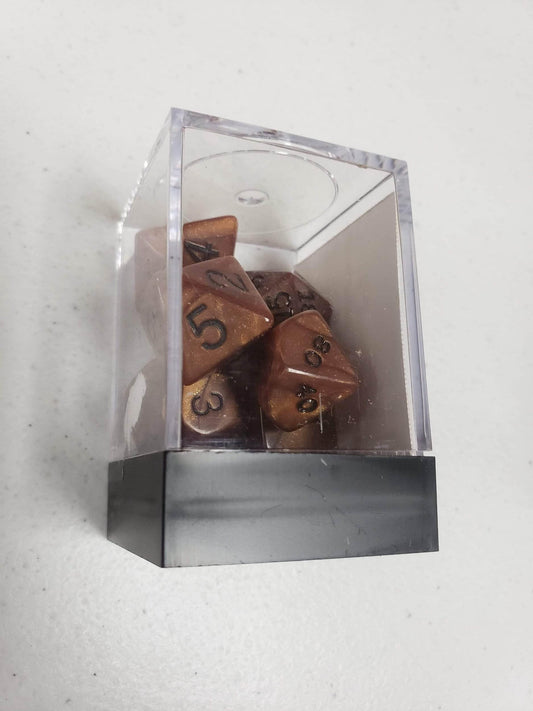Koplow RPG Dice Sets: Bronze/Black Olympic Polyhedral 7-Die Set