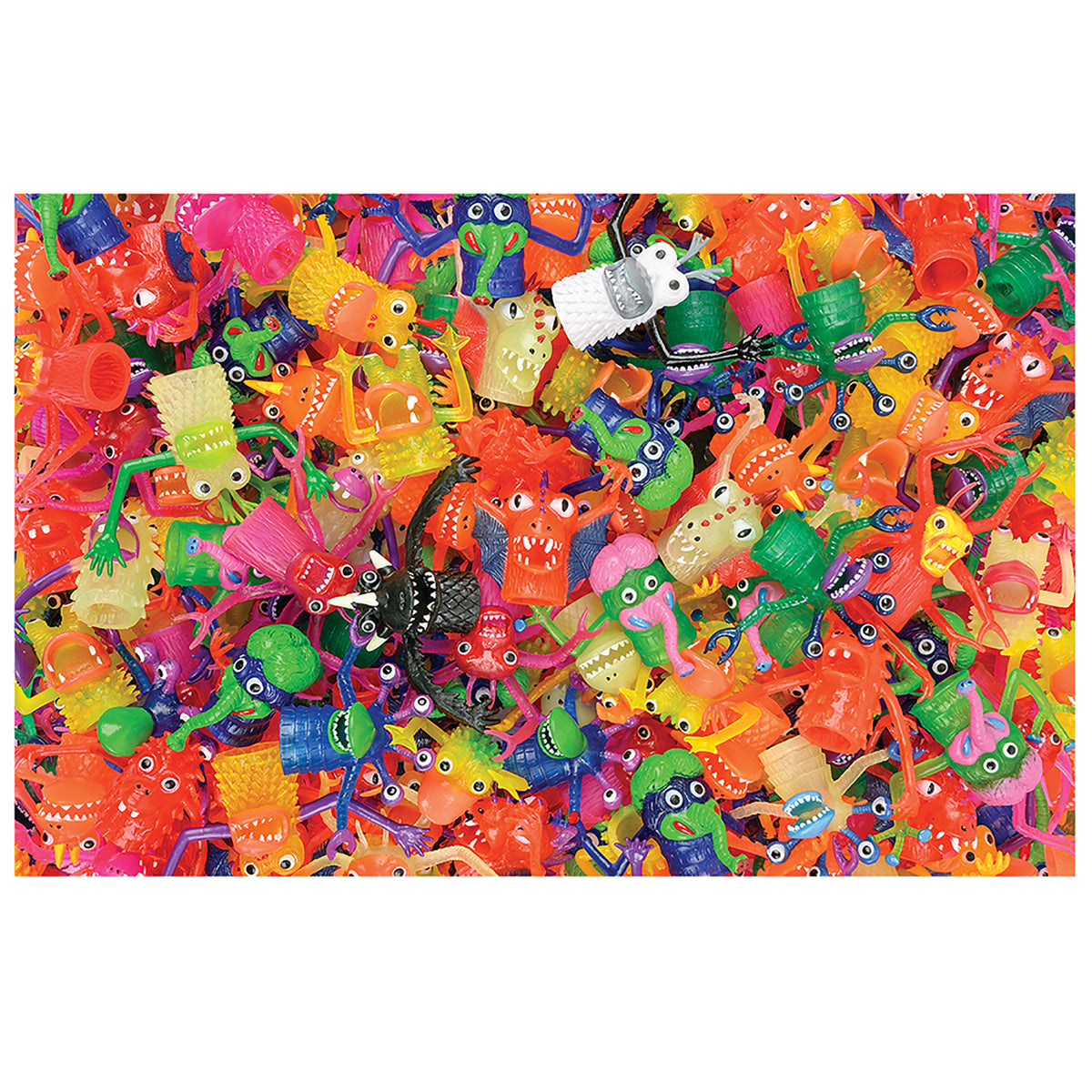 Accoutrements Finger Monster Fiesta Standard Funny Collectible Jigsaw Puzzle, Multicolored