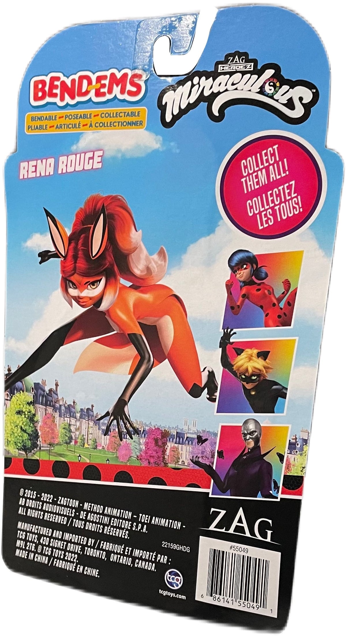 TCG Bend'ems Miraculous Rena Rouge