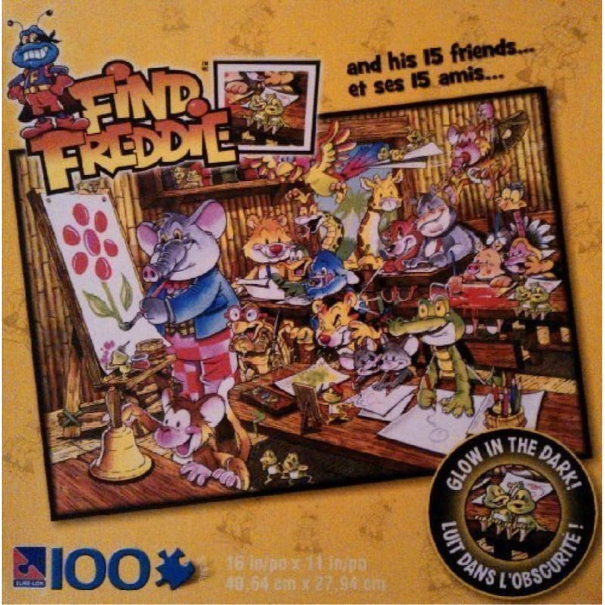 Find Freddie Jungle Classroom 100 Piece Puzzle