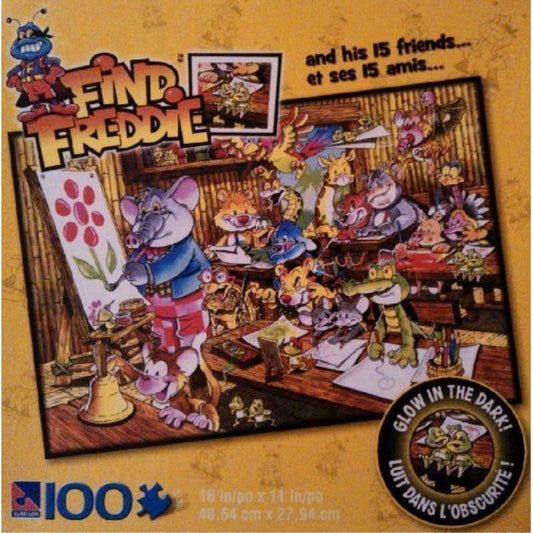 Find Freddie Jungle Classroom 100 Piece Puzzle