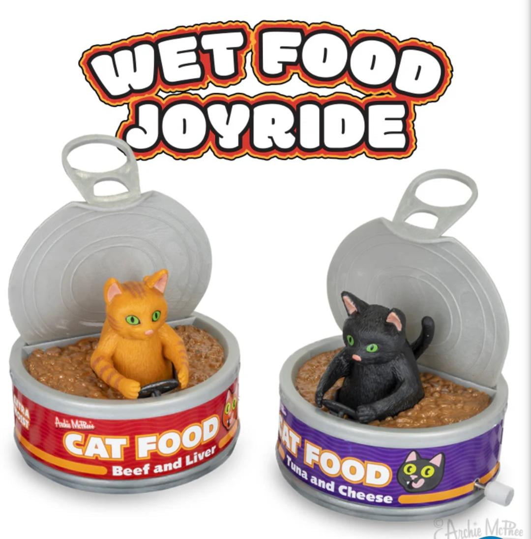 Wet Food Cat Joyride Car - 1 Random Style Per Order