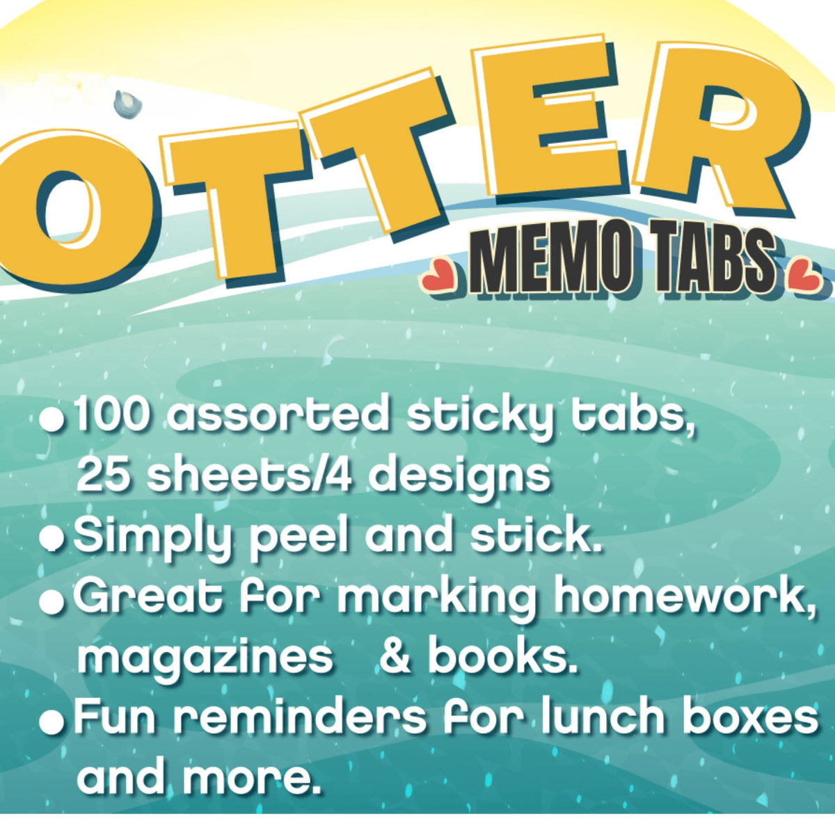Streamline Imagined You Otter Know Memo Tab Set