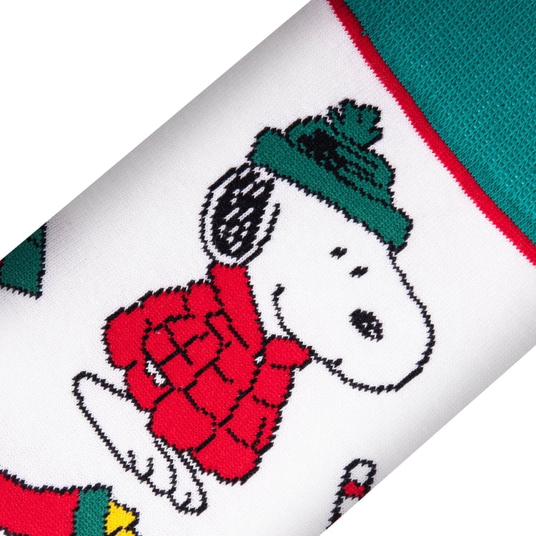 Cool Socks Charlie Brown Crew Socks Licensed Peanuts Socks Size Large for Men & Women- Nostalgic