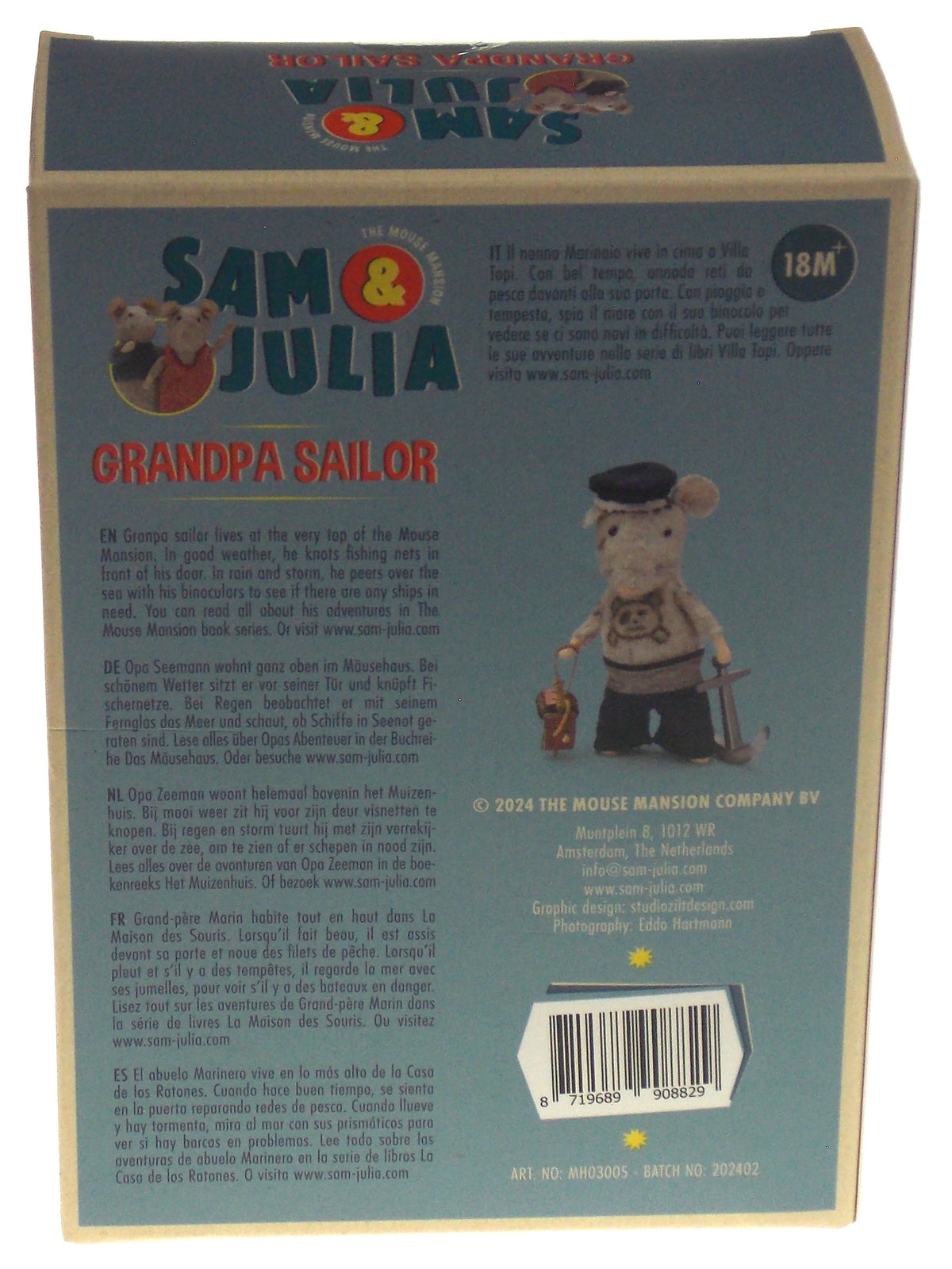 Sam Julia: Grandpa Sailor Plush