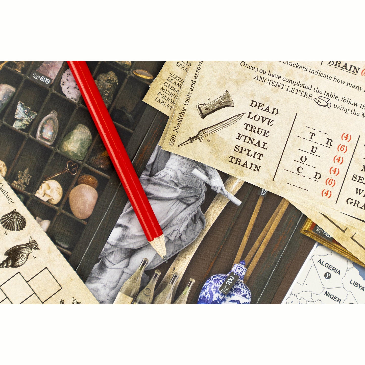Professor Puzzle: Escape From The Museum - A Mini Escape Room Game, 12 Brain-Busting Puzzles To Solve, Collaborative Party Game, Ages 12+, 1+ Players