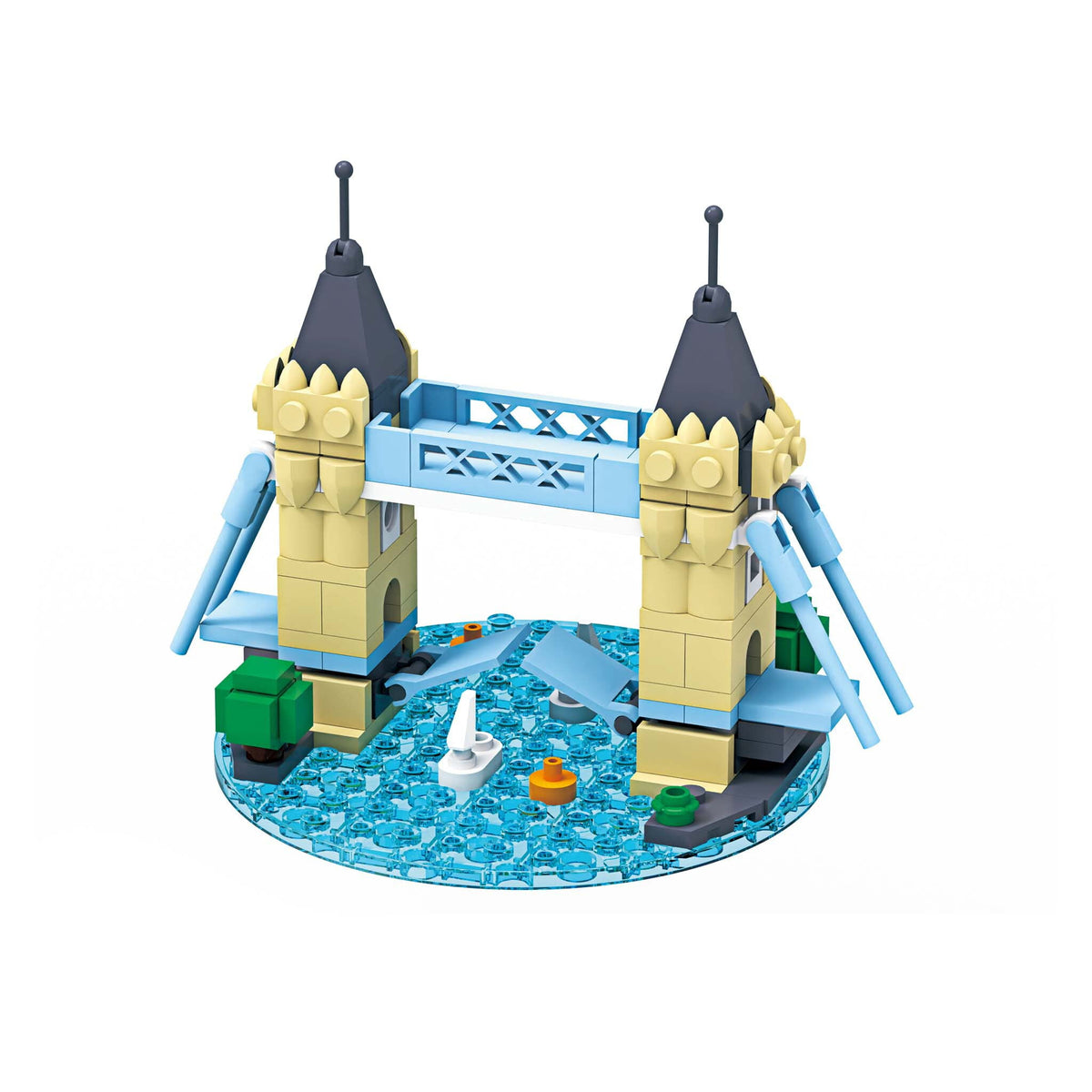 Wise Block Famous Landmark Series Britain Tower Bridge Building Set