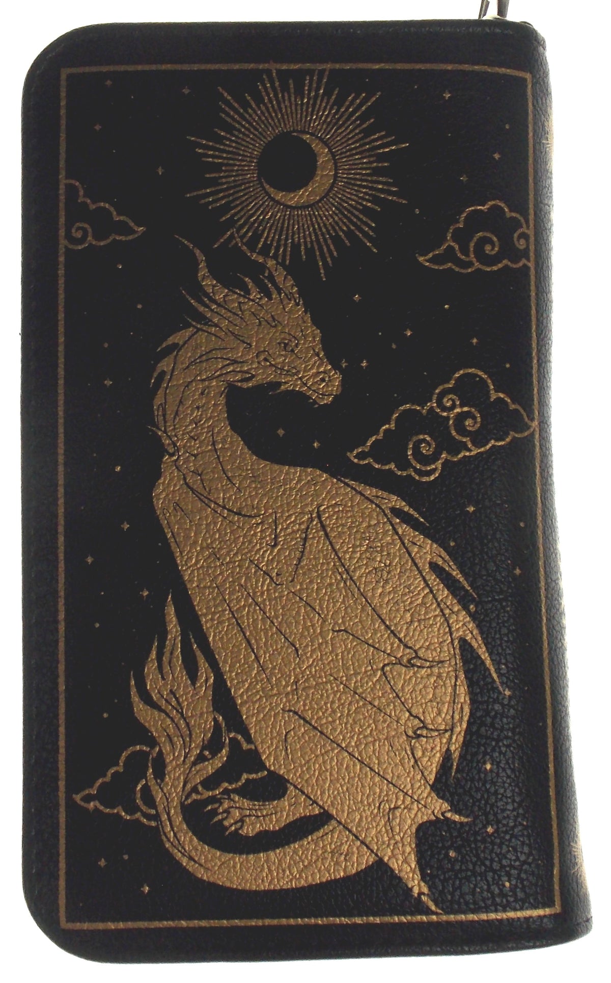 The Book of Dragons Wallet Snap Zipper RFID Blocking Wristlet Gift Purse