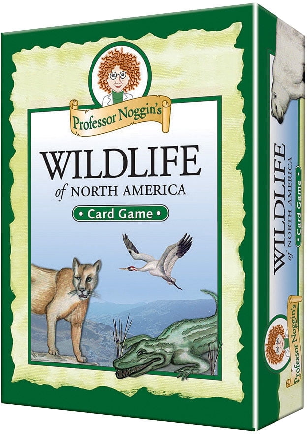 Explore North American Wildlife with Professor Noggin's Card Game - Fun and Educational!