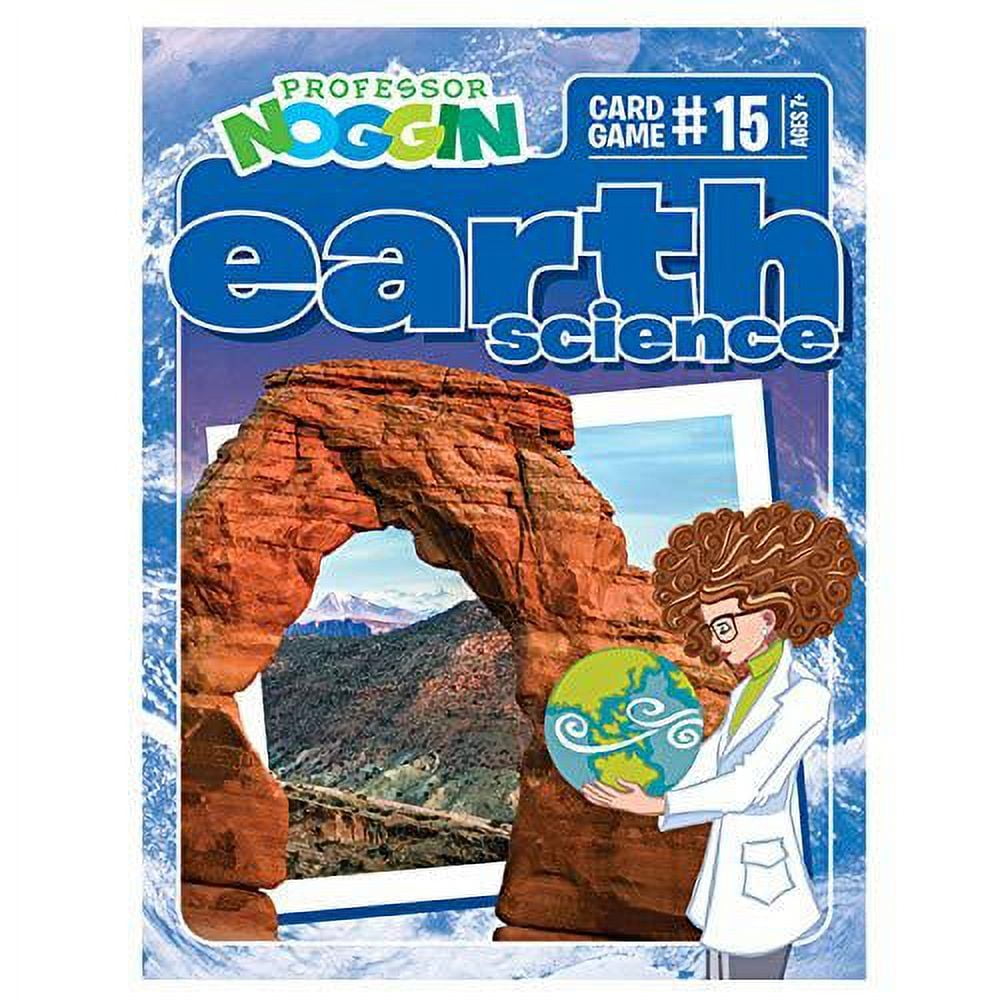 Professor Noggin: Earth Science Educational Card Game For 2 or more Players Ages 7 and up