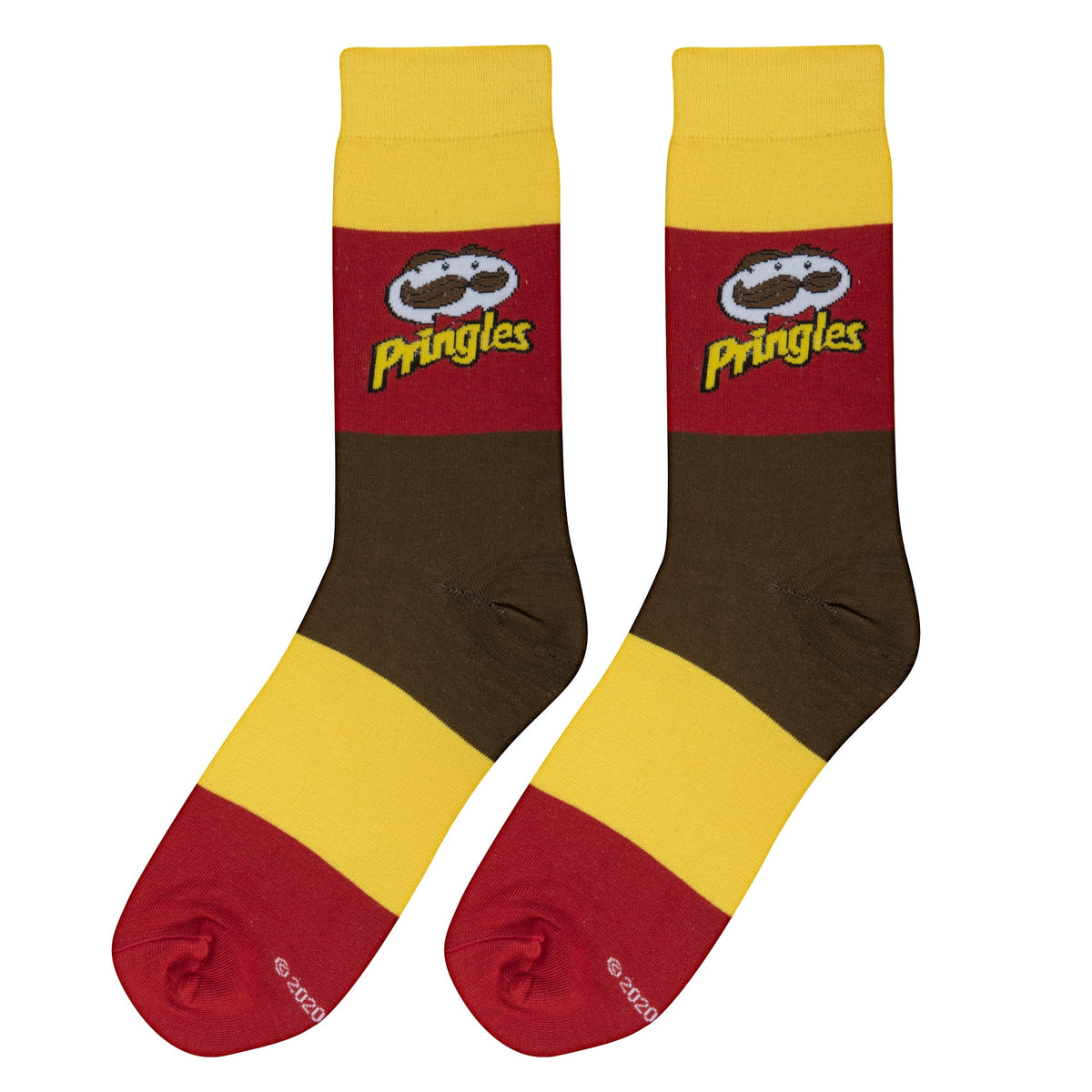 Crazy Socks, Unisex Socks, Men's size 8-12, Women's size 9-13; Food Prints, Fun Crew Socks.