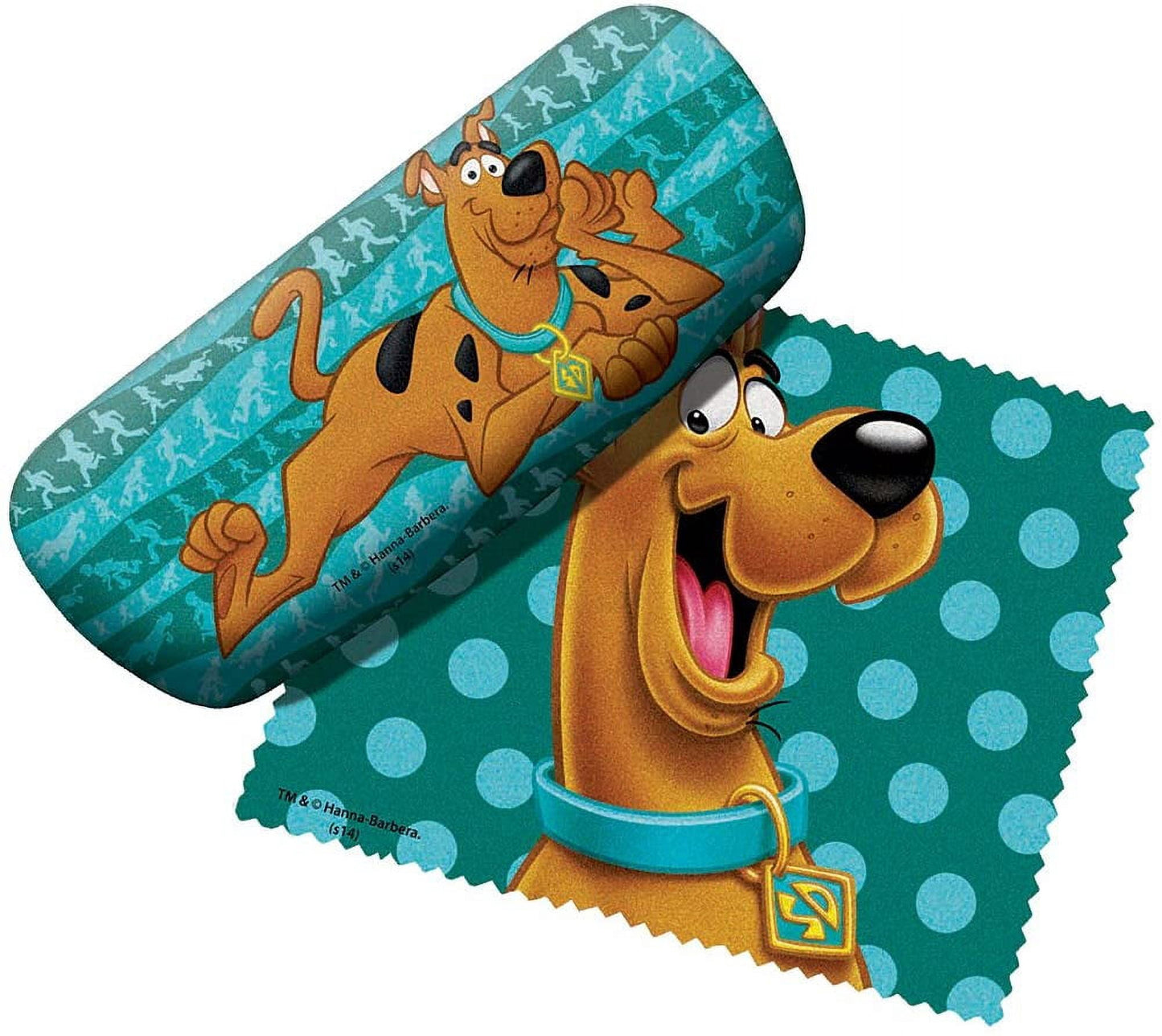 Spoontiques Padded Scooby Dooby Doo Eye Glass Case with Matching Lens Cloth