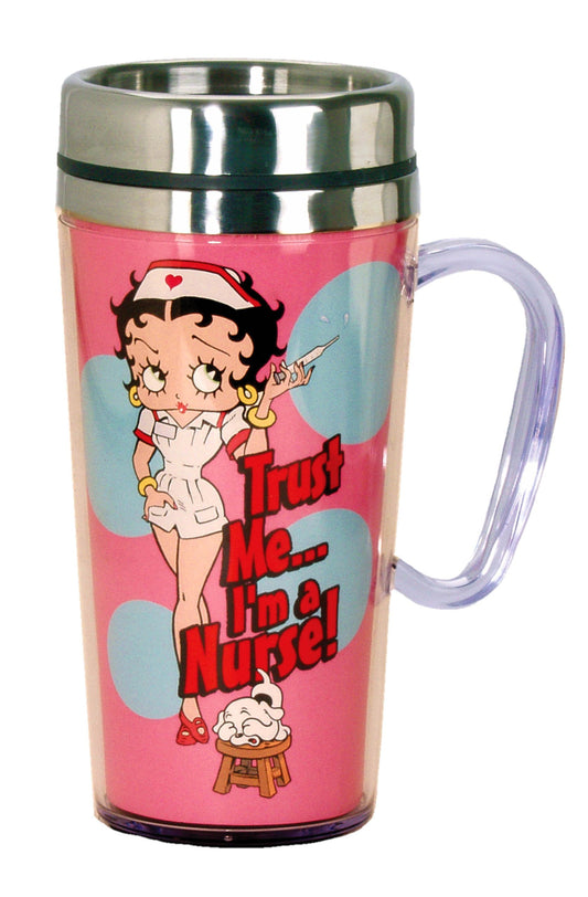 BETTY BOOP NURSE ACRYLIC MUG