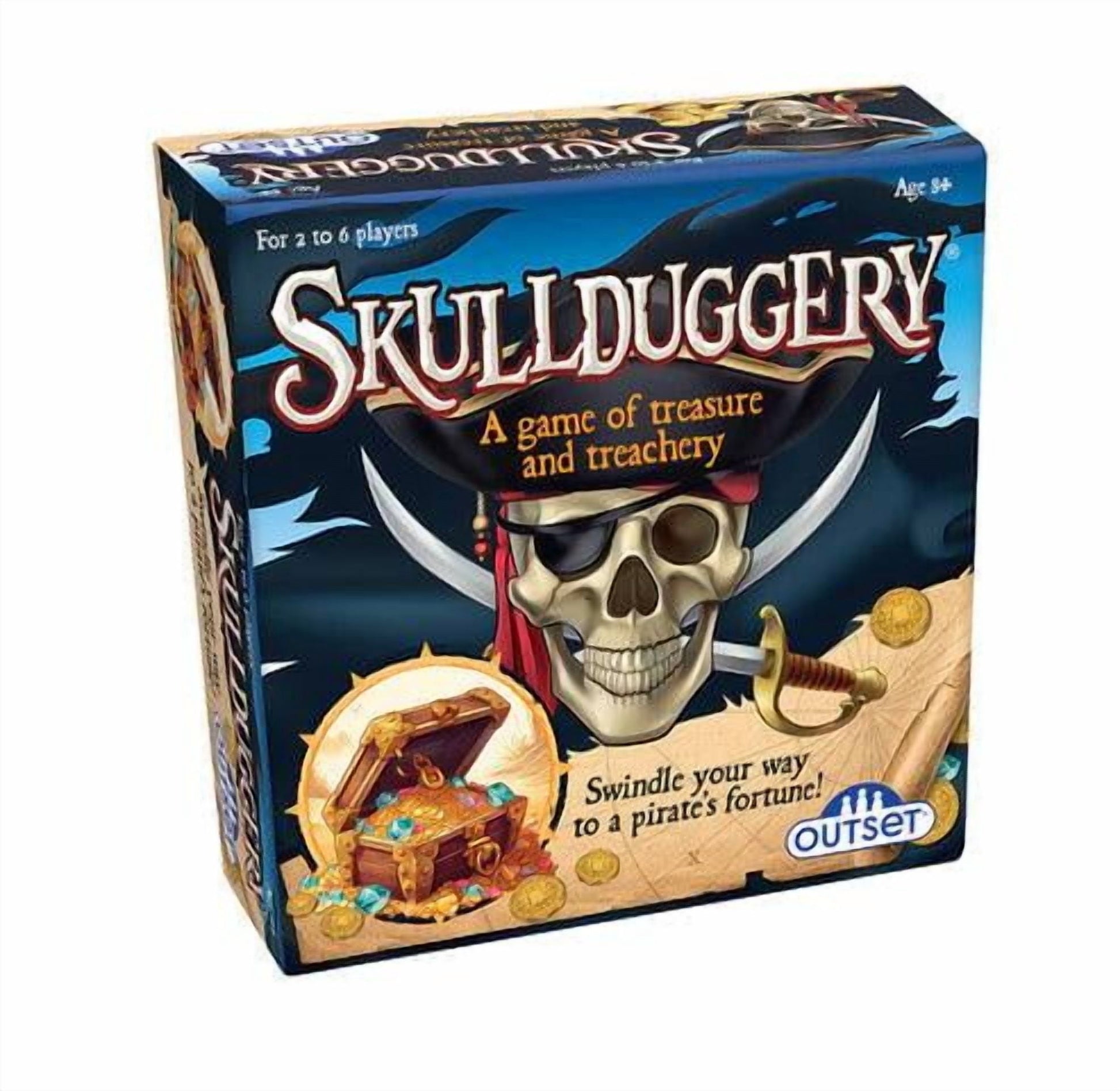 Skullduggery - A Game of Treasure and Treachery - for 2 to 6 Players Ages 8 and up