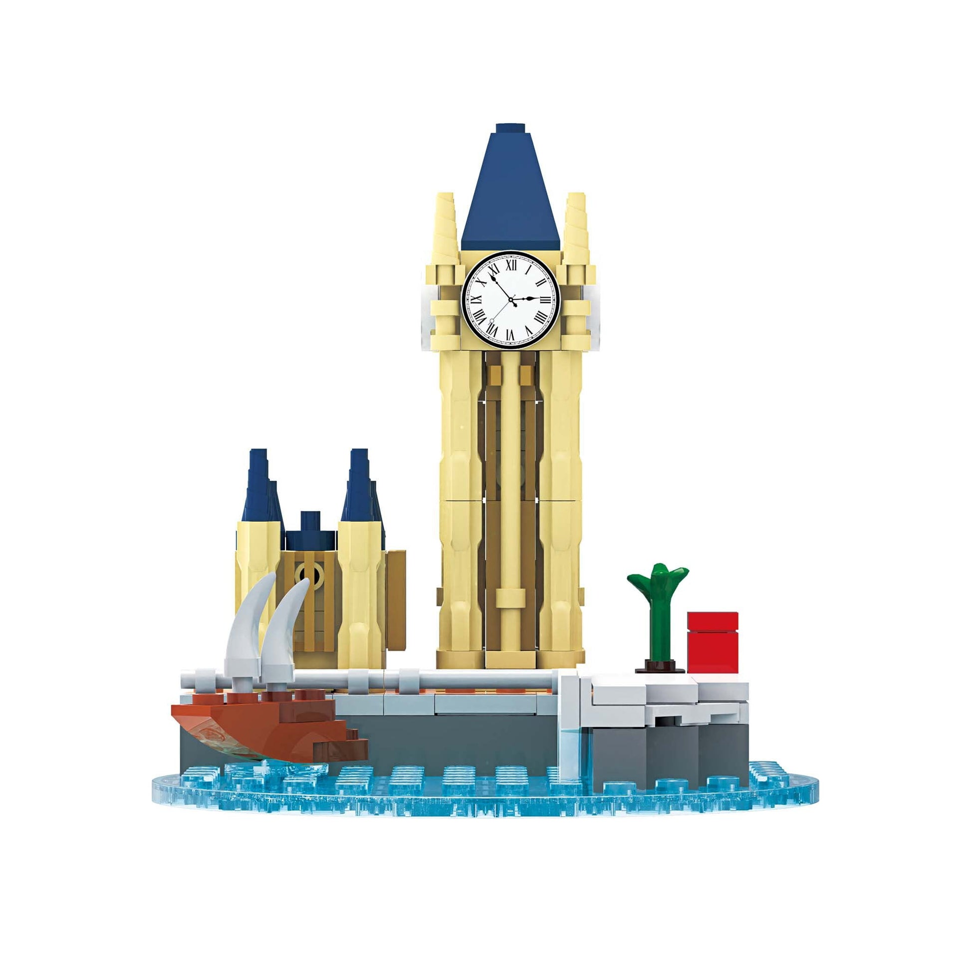 Wise Block Famous Landmark Series Britain Big Ben Building Set