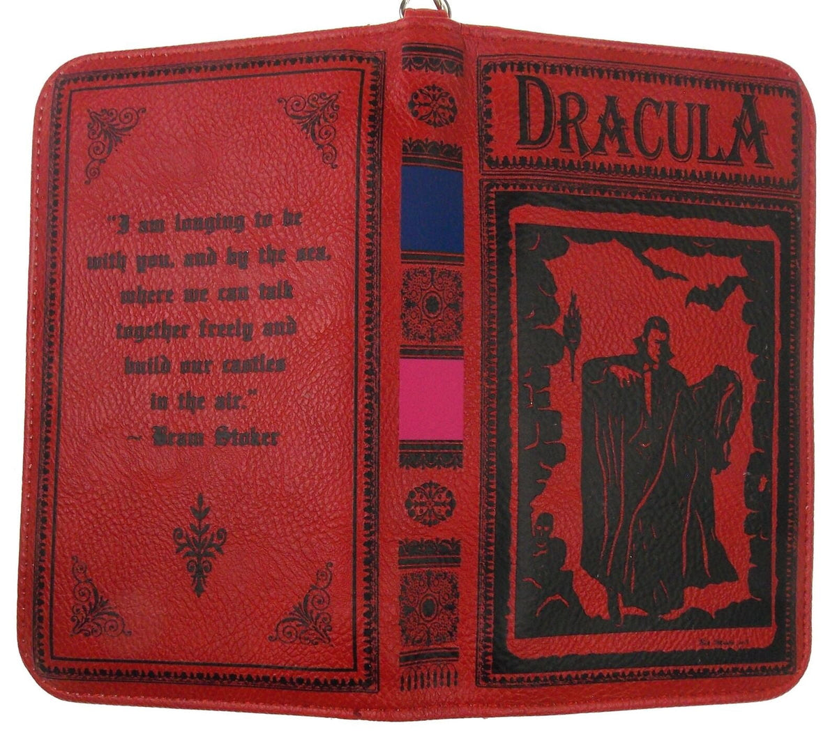 Comeco Dracula Book Wallet Red
