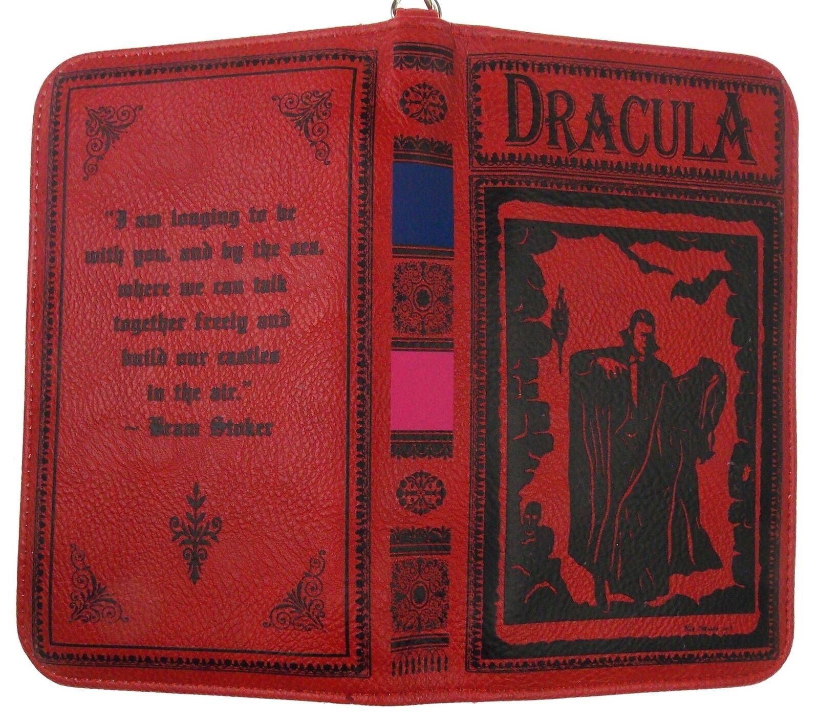 Comeco Dracula Book Wallet Red