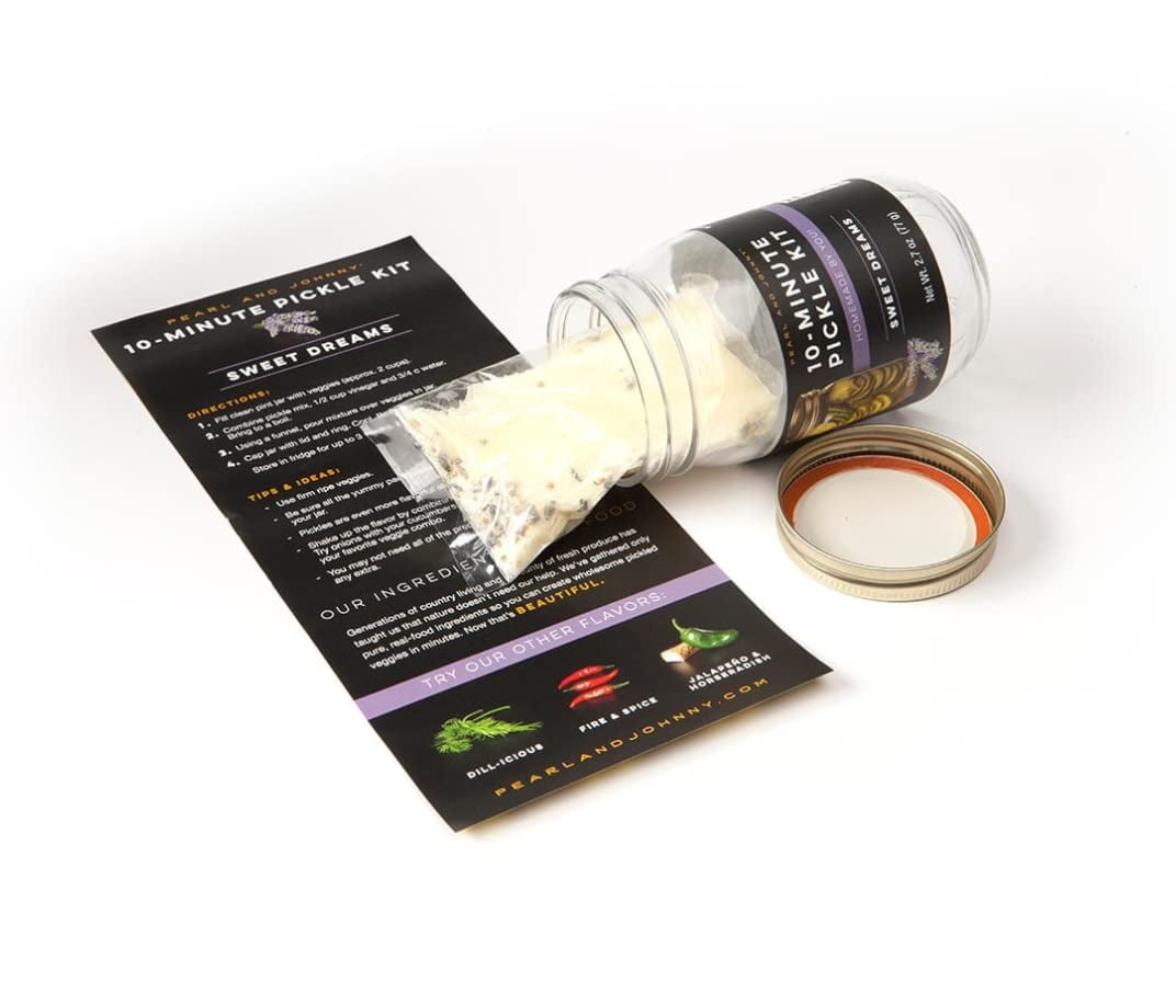 Pearl and Johnny Sweet Dreams 10-minute Sweet Pickle Kit, 2.7 Oz