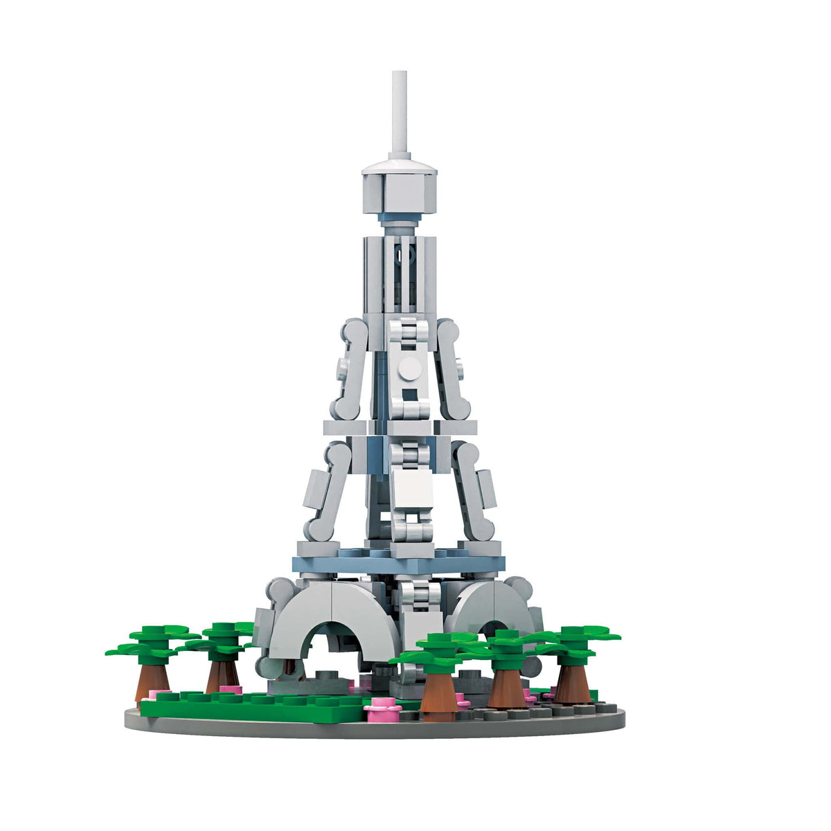 Wise Block Famous Landmark Series France Eiffel Tower Building Set