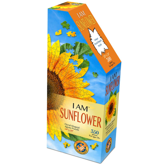 Madd Capp 350-Piece I Am Sunflower Floral Shaped Jigsaw Puzzle