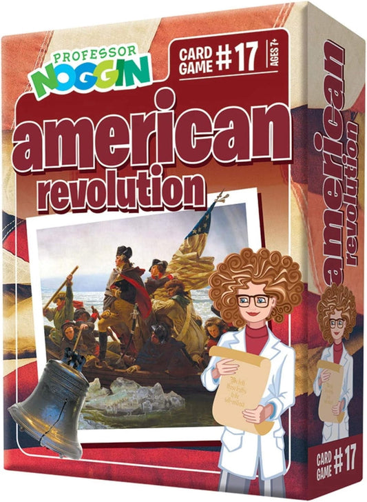 Professor Noggin: American Revolution Educational Card Game For 2 or more Players Ages 7 and up
