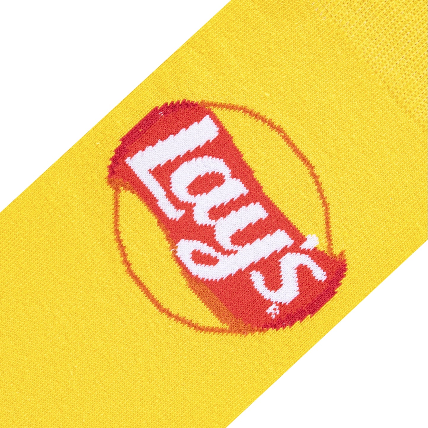 Cool Socks Lays Stripes Snack Foodie Crew Socks, Size Medium