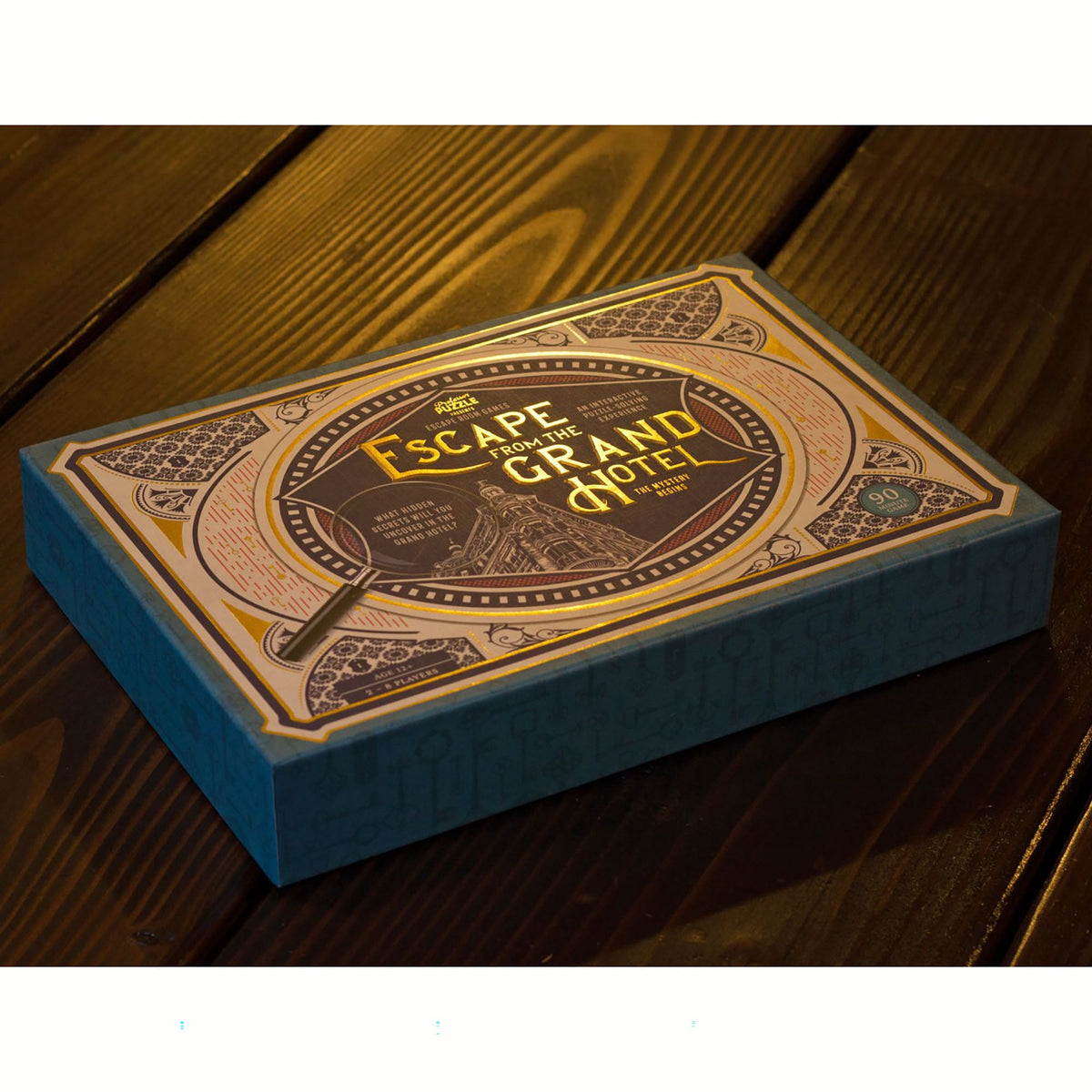 Professor Puzzle: Escape From The Grand Hotel - An Escape Room Game, Interactive Mystery Experience, Uncover Secrets, Ages 12+, 2+ Players, 90 Min
