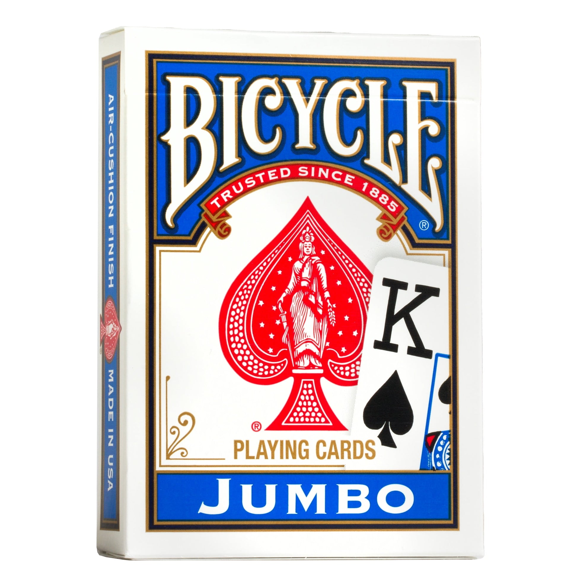 Bicycle Playing Cards, Jumbo Index, 1 Deck (Red or Blue - Color May Vary)