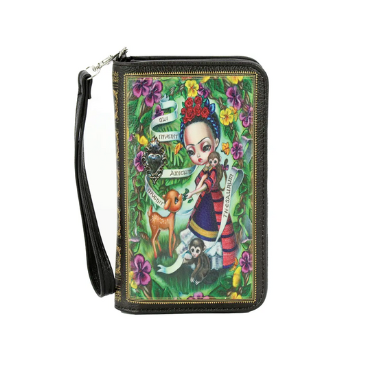 comeco Unibrow Girl Wristlet