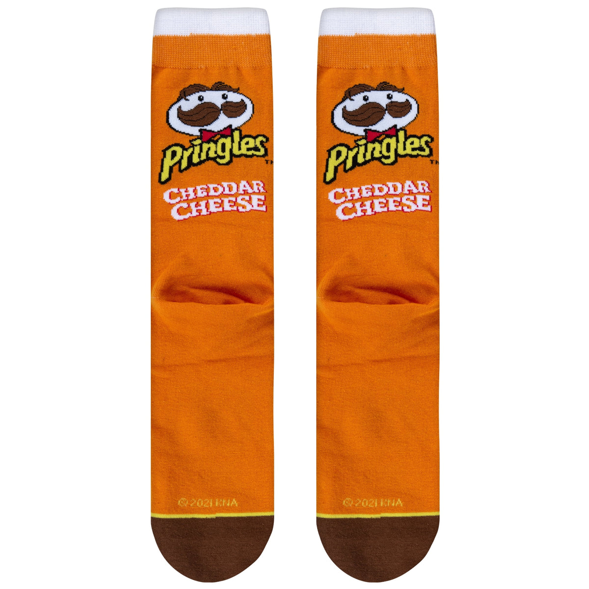 Cool Socks, Pringles Cheddar Cheese Chips, Mens Womens Crew, Funny  Print, Large