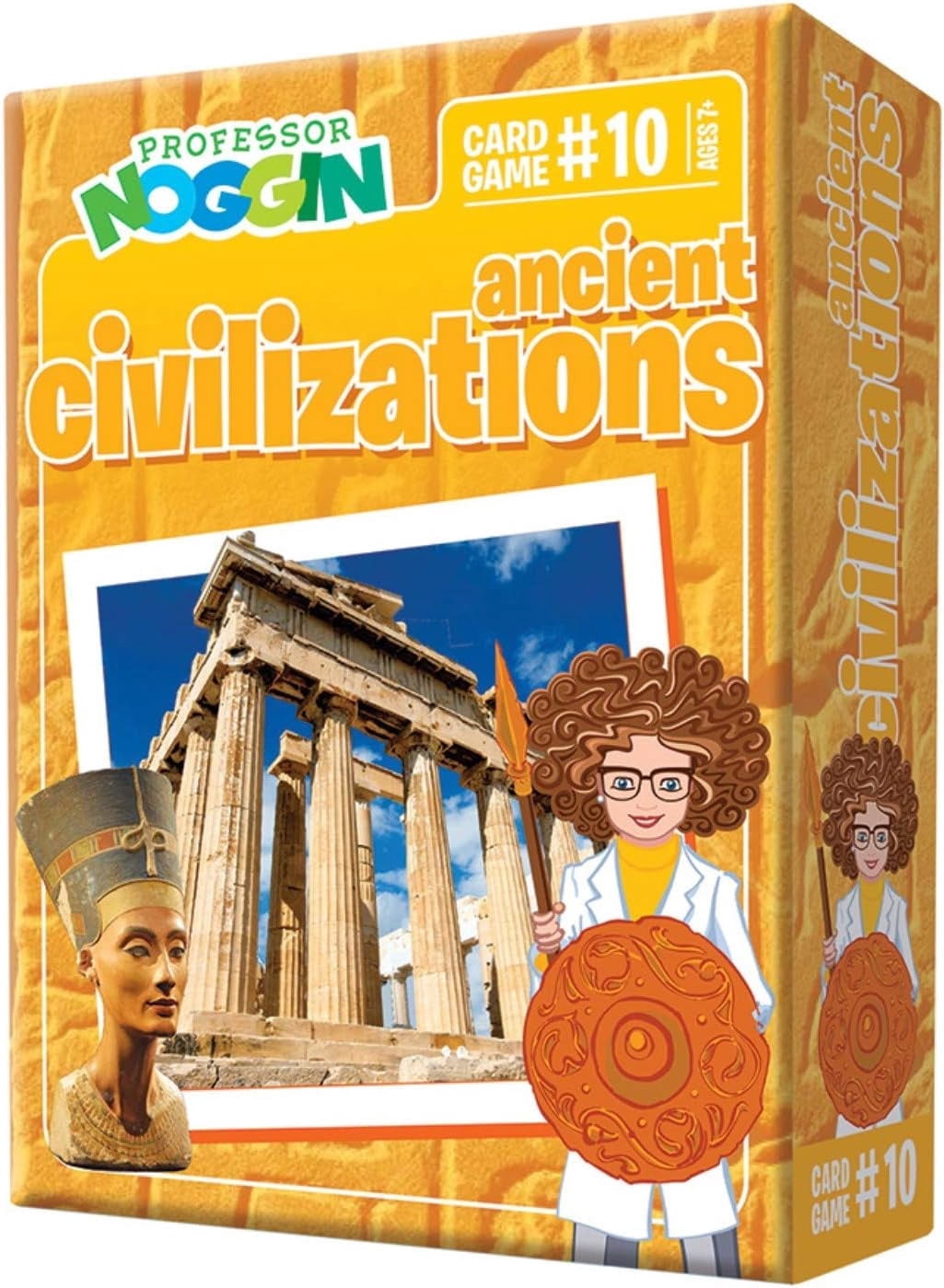 Professor Noggin: Ancient Civilizations Educational Card Game For 2 or more Players Ages 7 and up