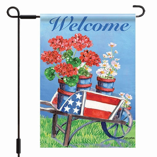 Stars & Stripes Outdoor Flag-Mini - 12 x 18 by Gregory Gorham