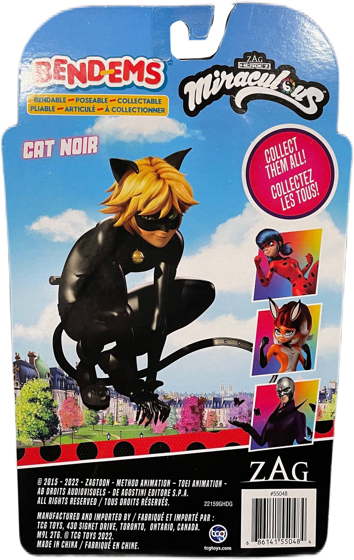 TCG Bend'ems Miraculous Cat Noir