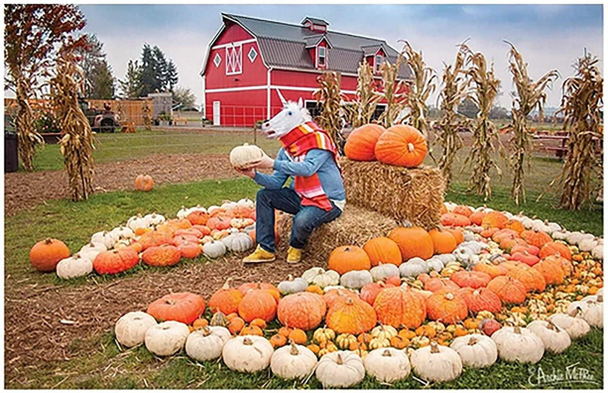 Accoutrements Lord Unicorn & His Pumpkin Kingdom 1000-Piece Jigsaw Puzzle Standard
