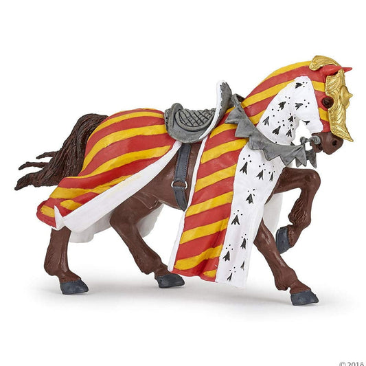 Papo Tournament Horse - Hand Painted Figurine - Heirloom Quality Collectible (39945)