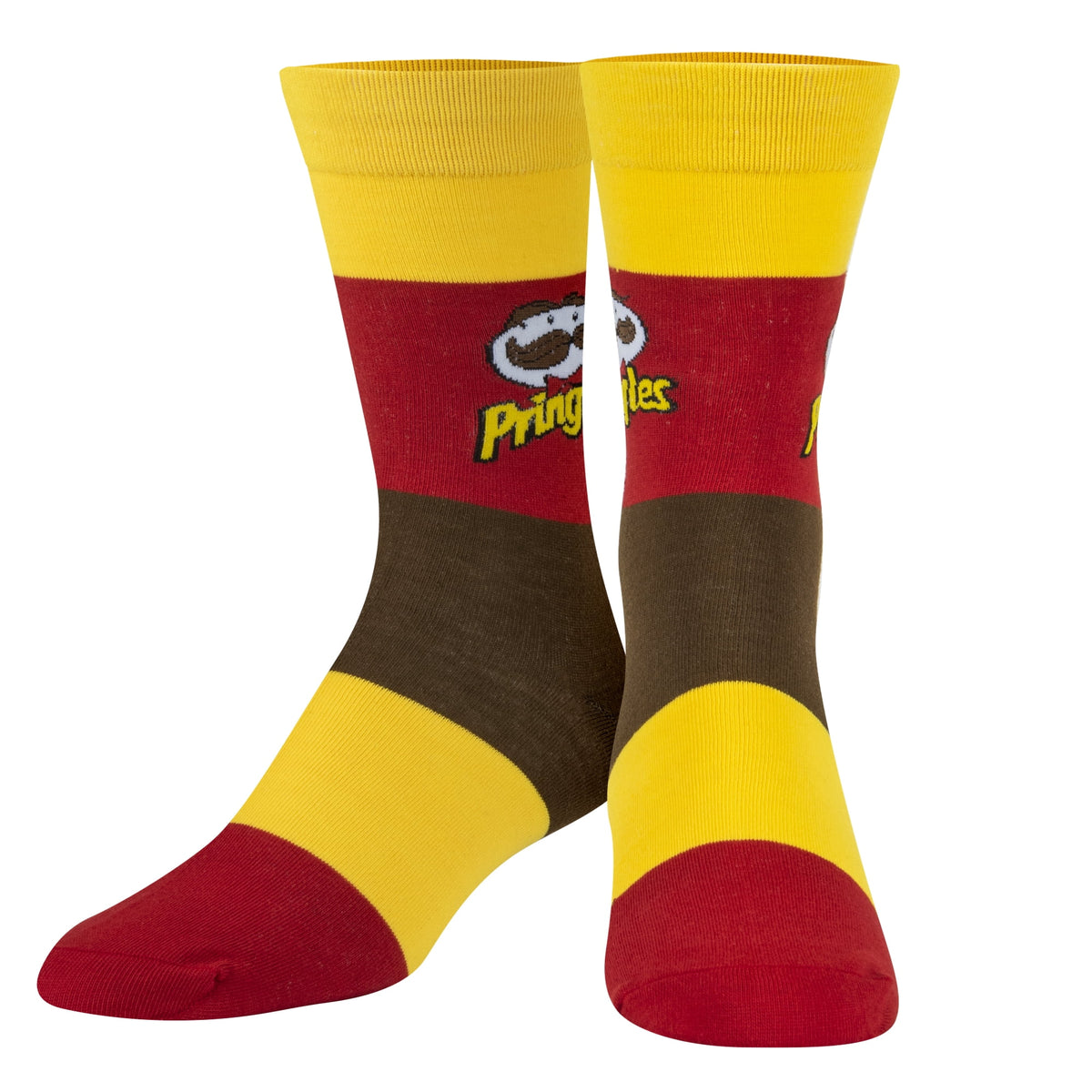 Crazy Socks, Unisex Socks, Men's size 8-12, Women's size 9-13; Food Prints, Fun Crew Socks.