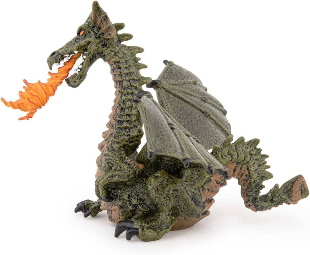 Papo 39025 Winged Green Dragon with Fire