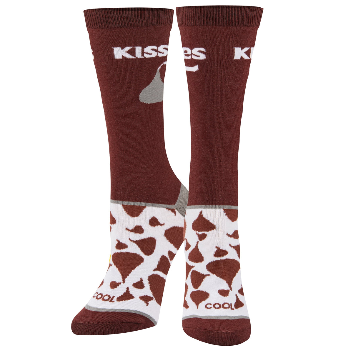 Cool Socks Hershey's Kisses Hershey Fun Crew Socks, Size Medium
