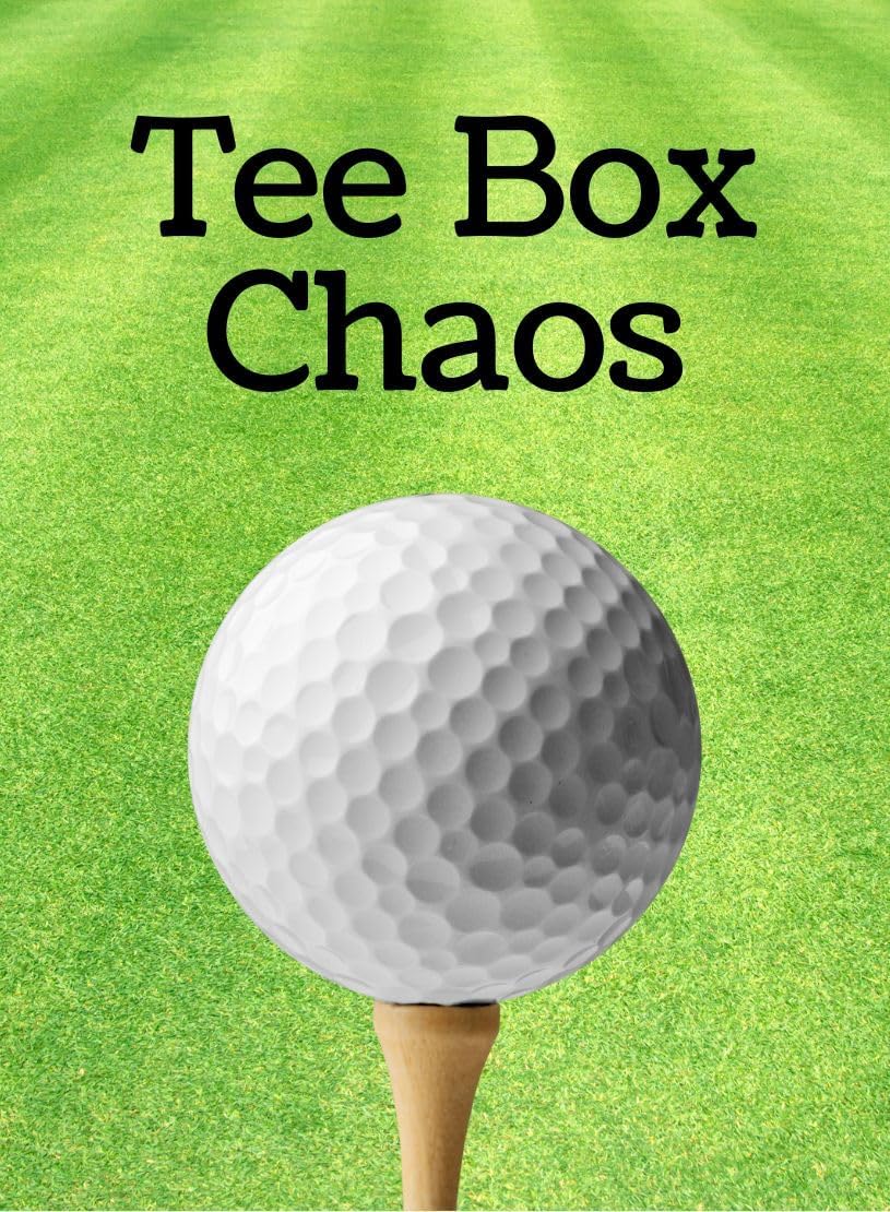 Tee Box Chaos - Waterproof Golf Course Card Deck | 105 Cards Add Strategic Fun to Your Round | Perfect for Golf Outings, Bachelor Parties & Corporate Events