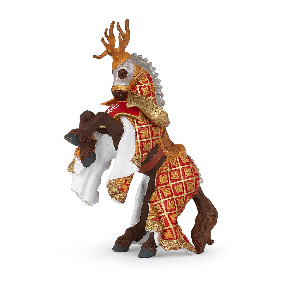 Papo Weapon Master Stag Horse  Hand Painted Figurine - Heirloom Quality Collectible No. 39912