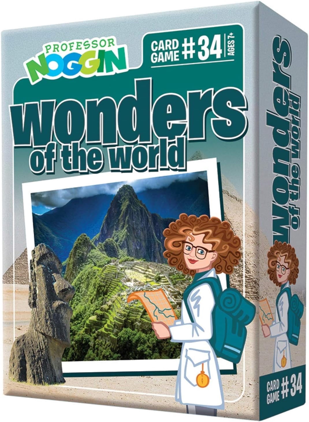 Professor Noggin: Wonders of the World Educational Card Game For 2 or more Players Ages 7 and up