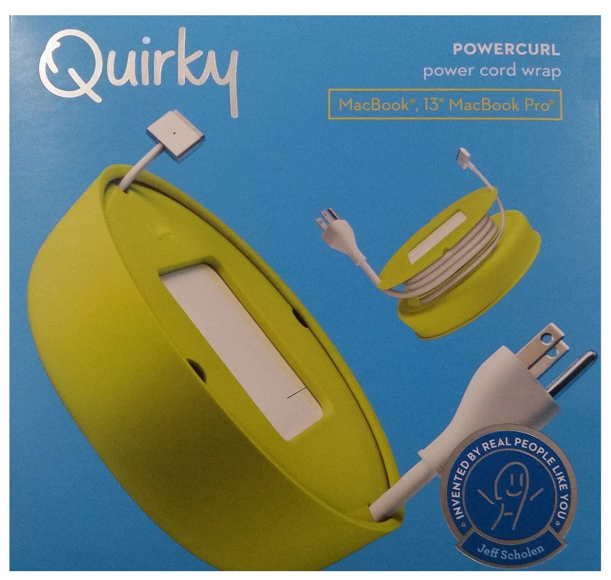 Quirky PowerCurl Cable Wrap - Cable Wrap - Green - 1 Pack