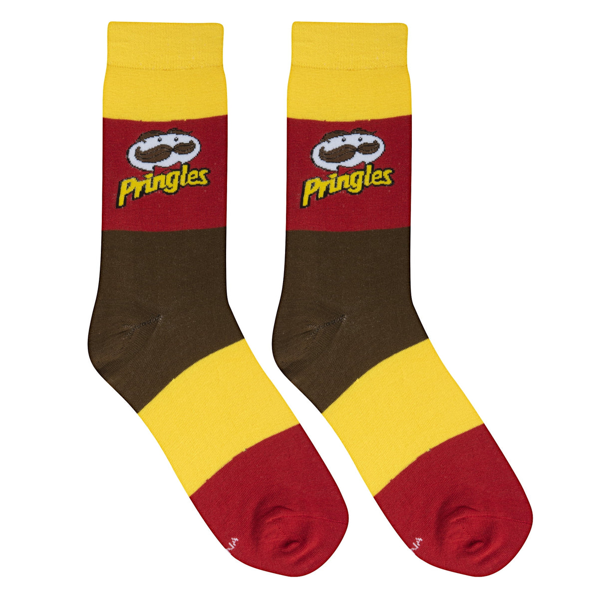 Crazy Socks, Unisex Socks, Men's size 8-12, Women's size 9-13; Food Prints, Fun Crew Socks.