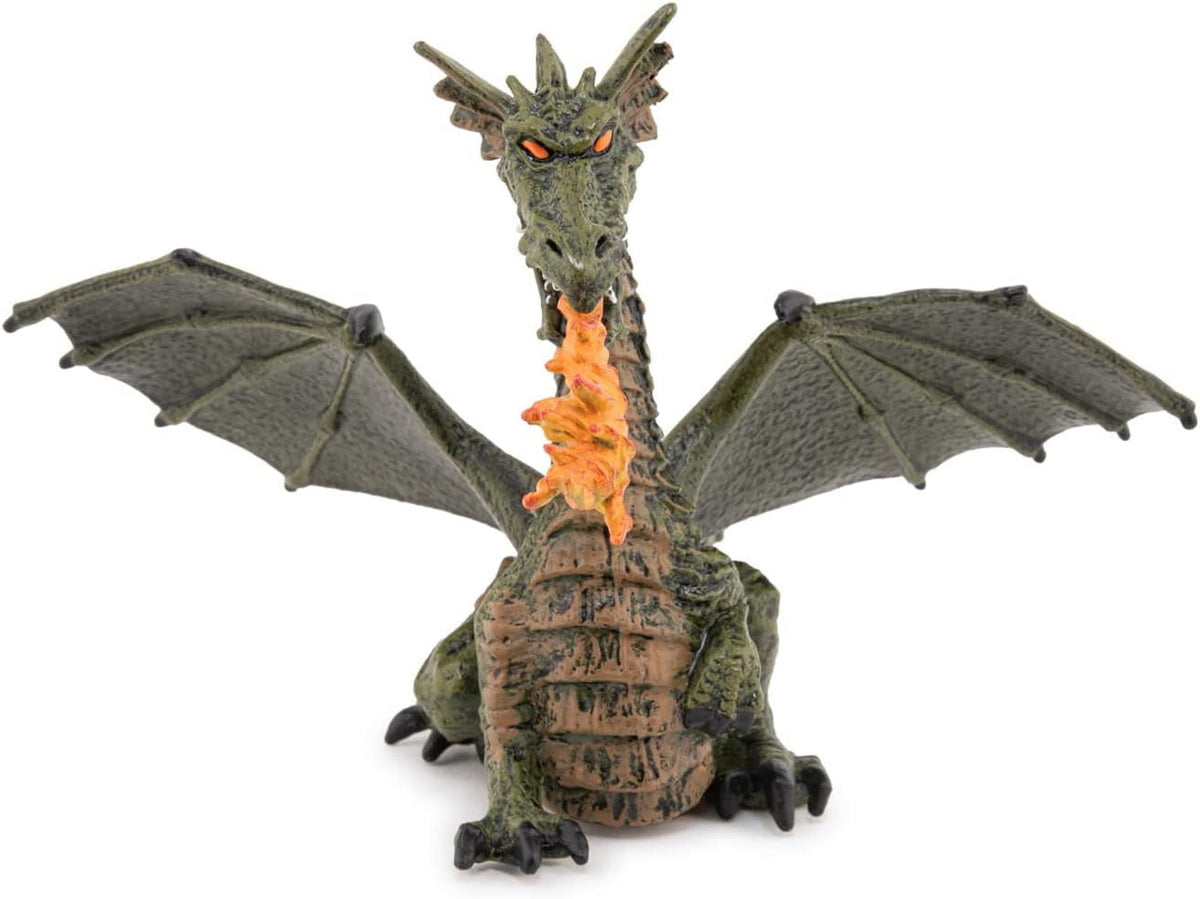Papo 39025 Winged Green Dragon with Fire