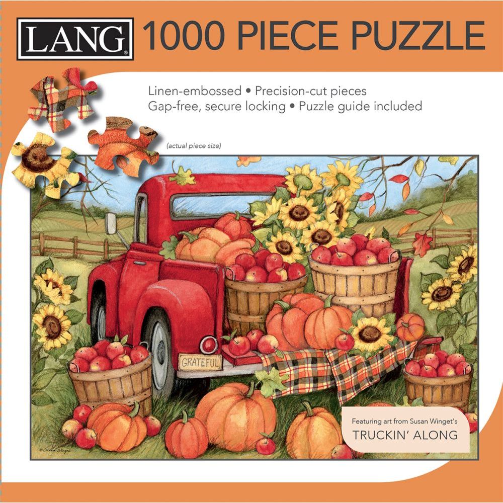 Lang 1000 Piece Puzzle Harvest Truck